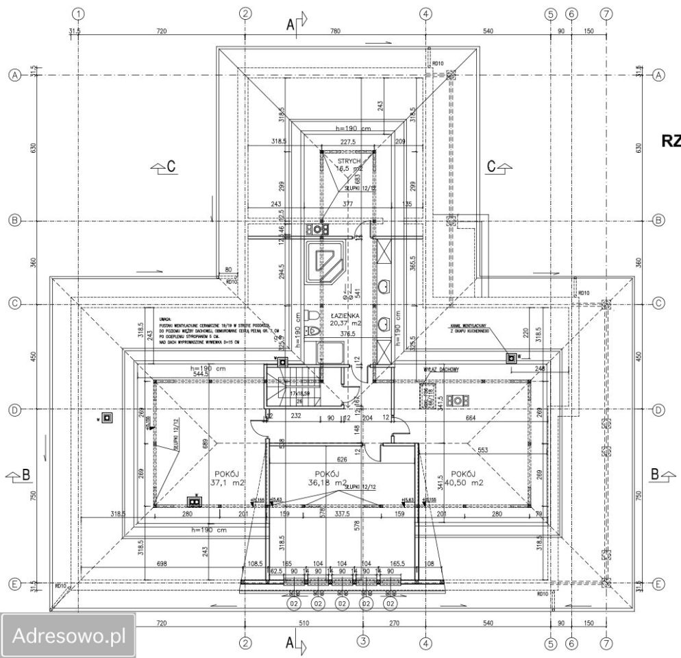 dom wolnostojący, 8 pokoi Florentynów. Zdjęcie 8