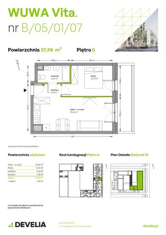 Mieszkanie 2-pokojowe Wrocław Żerniki, ul. Tadeusza Brzozy. Zdjęcie 6