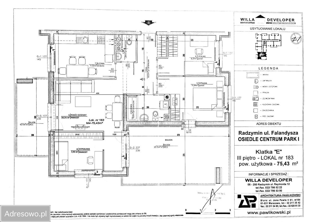 Mieszkanie 4-pokojowe Radzymin, ul. Lecha Falandysza. Zdjęcie 20