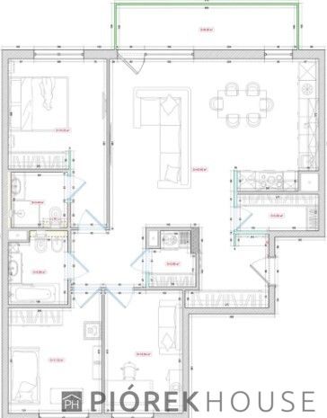 Mieszkanie 4-pokojowe Warszawa Wilanów, ul. Marcelego Handelsmana. Zdjęcie 2