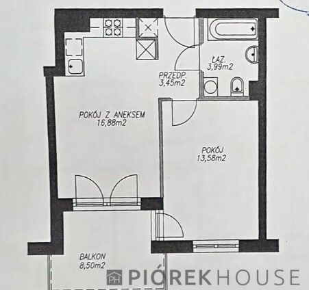 Mieszkanie 2-pokojowe Warszawa Białołęka, ul. Białołęcka. Zdjęcie 11