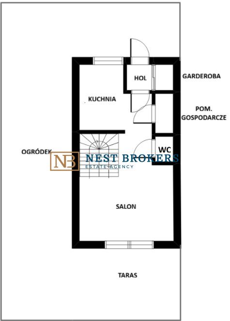 dom szeregowy, 4 pokoje Niepołomice, ul. Prosta. Zdjęcie 16