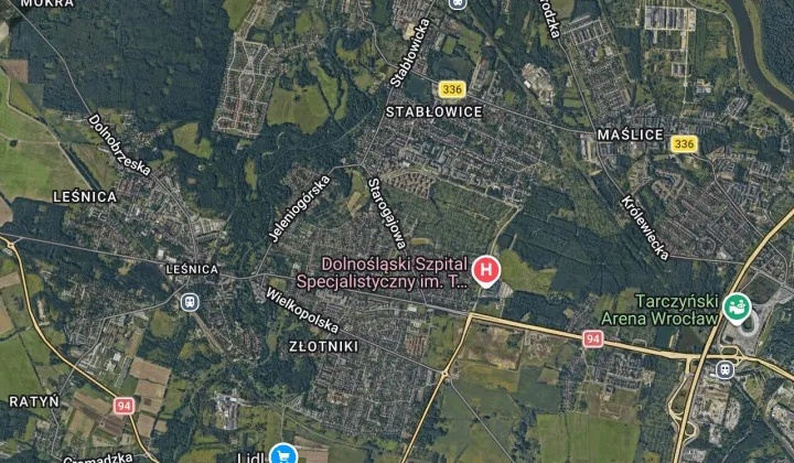 Działka inwestycyjna Wrocław Stabłowice, ul. Starogajowa