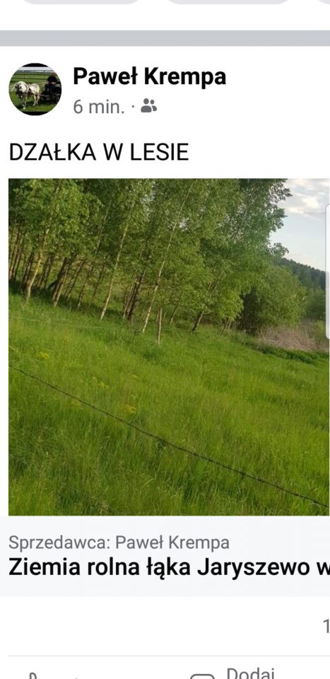 Działka inna Jaryszewo. Zdjęcie 3