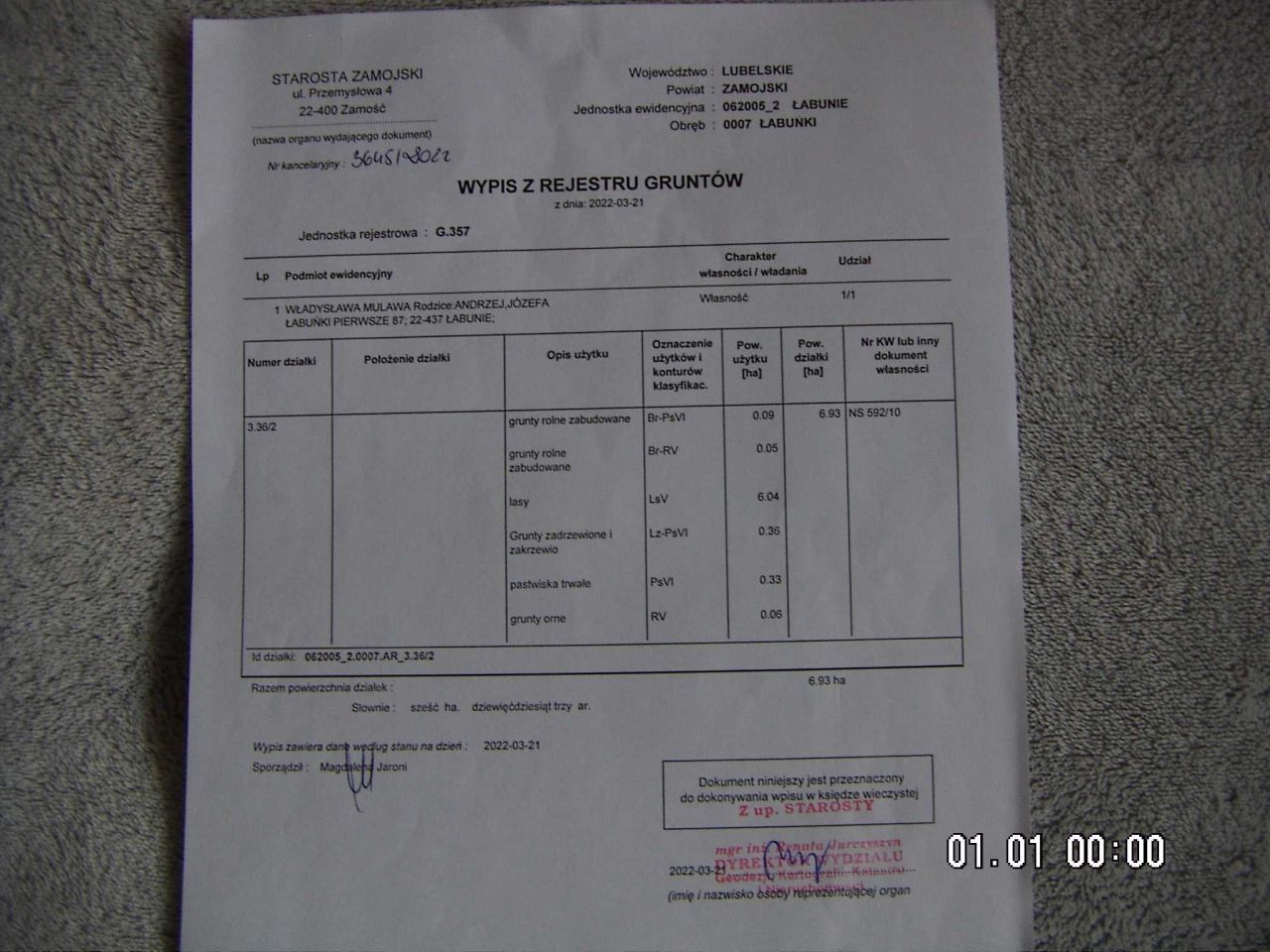 Działka rolno-budowlana Łabuńki Pierwsze. Zdjęcie 7