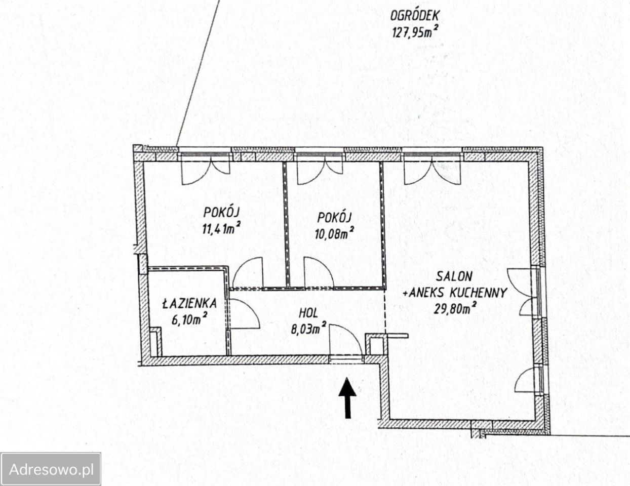 Mieszkanie 3-pokojowe Ząbki, ul. Powstańców. Zdjęcie 2
