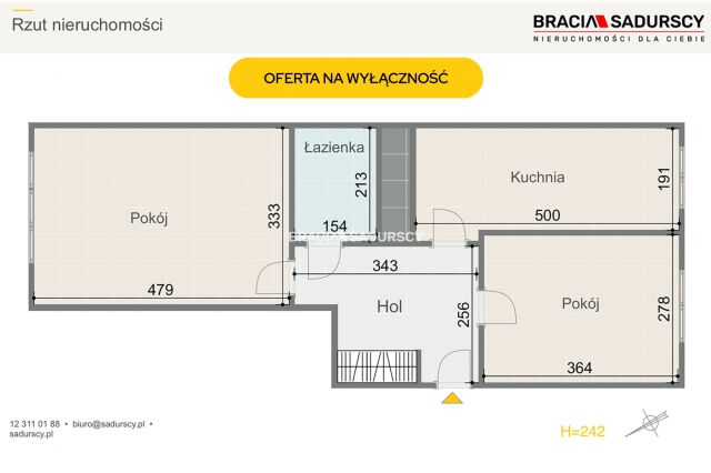 Mieszkanie 2-pokojowe Kraków Bieńczyce, os. Kalinowe. Zdjęcie 33