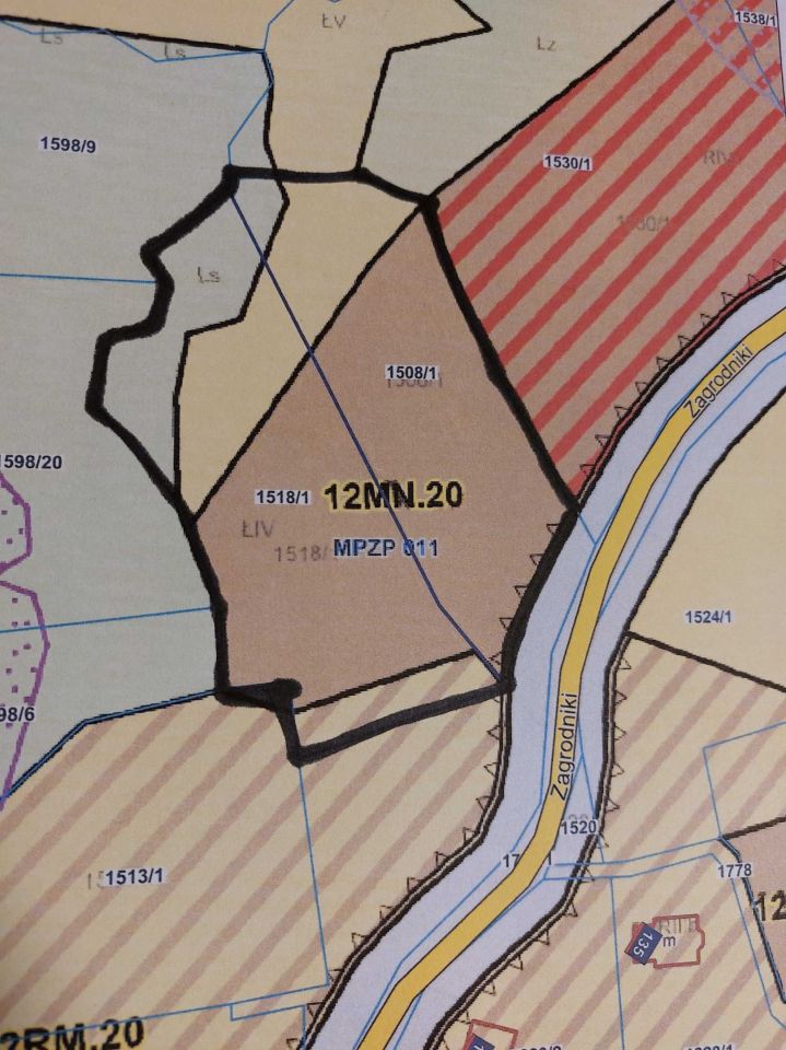 Działka rolno-budowlana Tłuczań. Zdjęcie 2