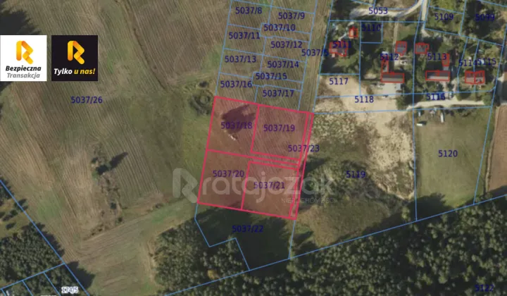 Działka budowlana Gdynia Chwarzno-Wiczlino, ul. Kazimierza Małkowskiego