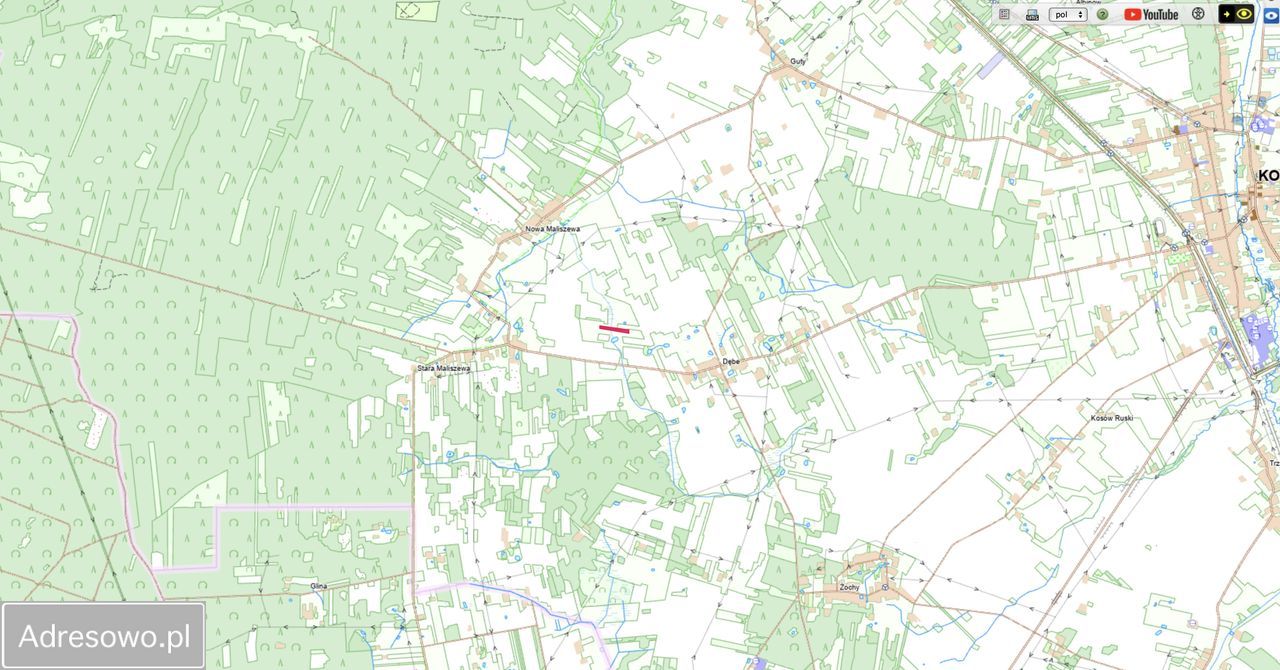 Działka rolna Nowa Maliszewa. Zdjęcie 3