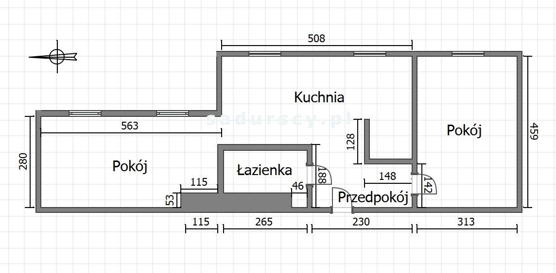 Mieszkanie 2-pokojowe Kraków, ul. Jana Kurczaba