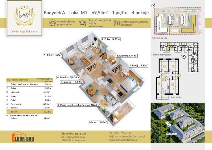 Mieszkanie 4-pokojowe Ostrów Mazowiecka. Zdjęcie 11