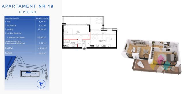 Mieszkanie 2-pokojowe Mikołajki, al. Spacerowa. Zdjęcie 10