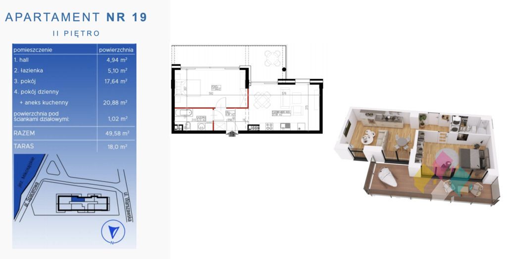 Mieszkanie 2-pokojowe Mikołajki, al. Spacerowa. Zdjęcie 10