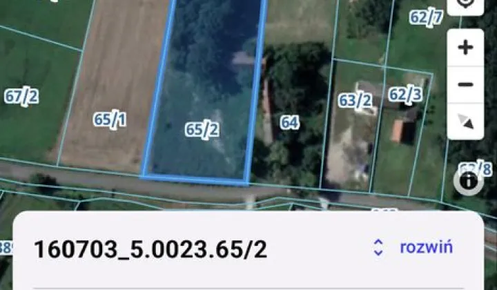 Działka budowlana Włodary