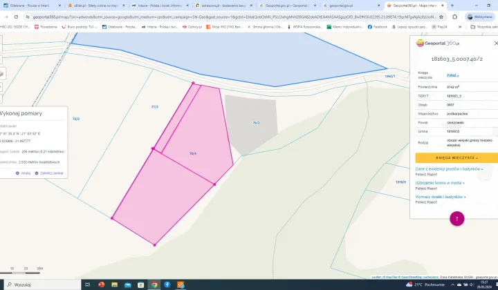 Działka budowlana Racławówka