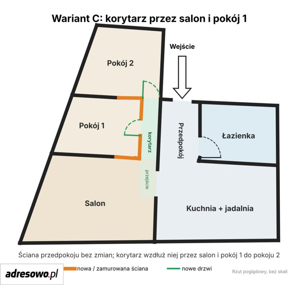 Mieszkanie 3-pokojowe Gliwice, ul. Łużycka. Zdjęcie 19