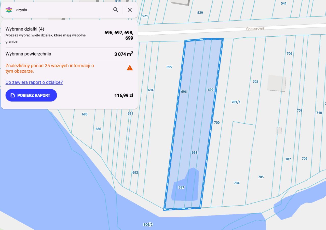 Działka budowlana Czysta. Zdjęcie 13