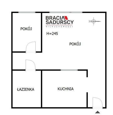 Mieszkanie 2-pokojowe Kraków Prądnik Czerwony, ul. Młyńska. Zdjęcie 12