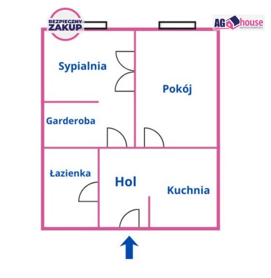 Mieszkanie 2-pokojowe Gdańsk Wrzeszcz, ul. Konrada Leczkowa. Zdjęcie 10