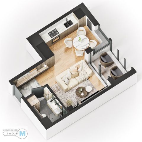 Mieszkanie 1-pokojowe Kielce. Zdjęcie 7