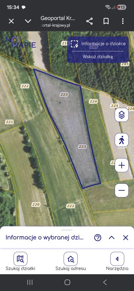 Działka rolna Błażkowa. Zdjęcie 1