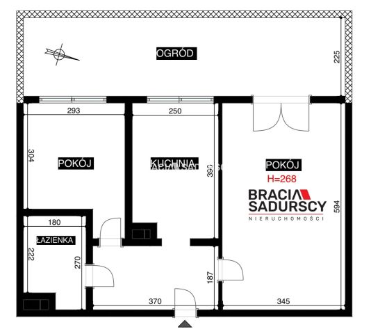 Mieszkanie 2-pokojowe Kraków Podgórze, ul. Myśliwska. Zdjęcie 3