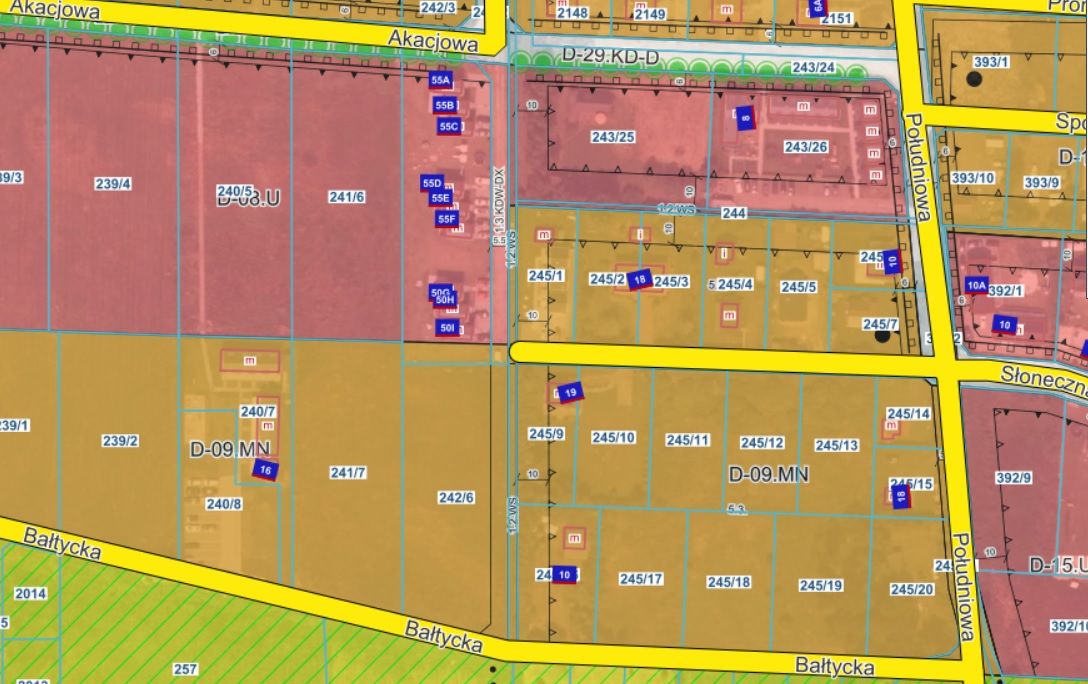 Działka budowlana Dębki, ul. Bałtycka