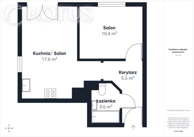 Mieszkanie 2-pokojowe Toruń Stawki. Zdjęcie 8