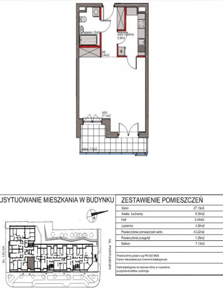 Mieszkanie 1-pokojowe Warszawa Ursynów, Roentgena. Zdjęcie 4