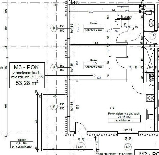 Mieszkanie 3-pokojowe Bydgoszcz Fordon, ul. Samotna. Zdjęcie 18