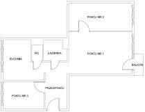 Mieszkanie 3-pokojowe Mielec, ul. Kędziora. Zdjęcie 2