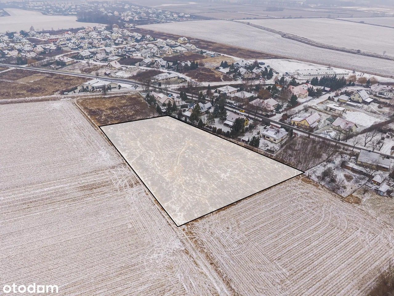 Działka budowlana Krzyków, ul. Zachodnia. Zdjęcie 1