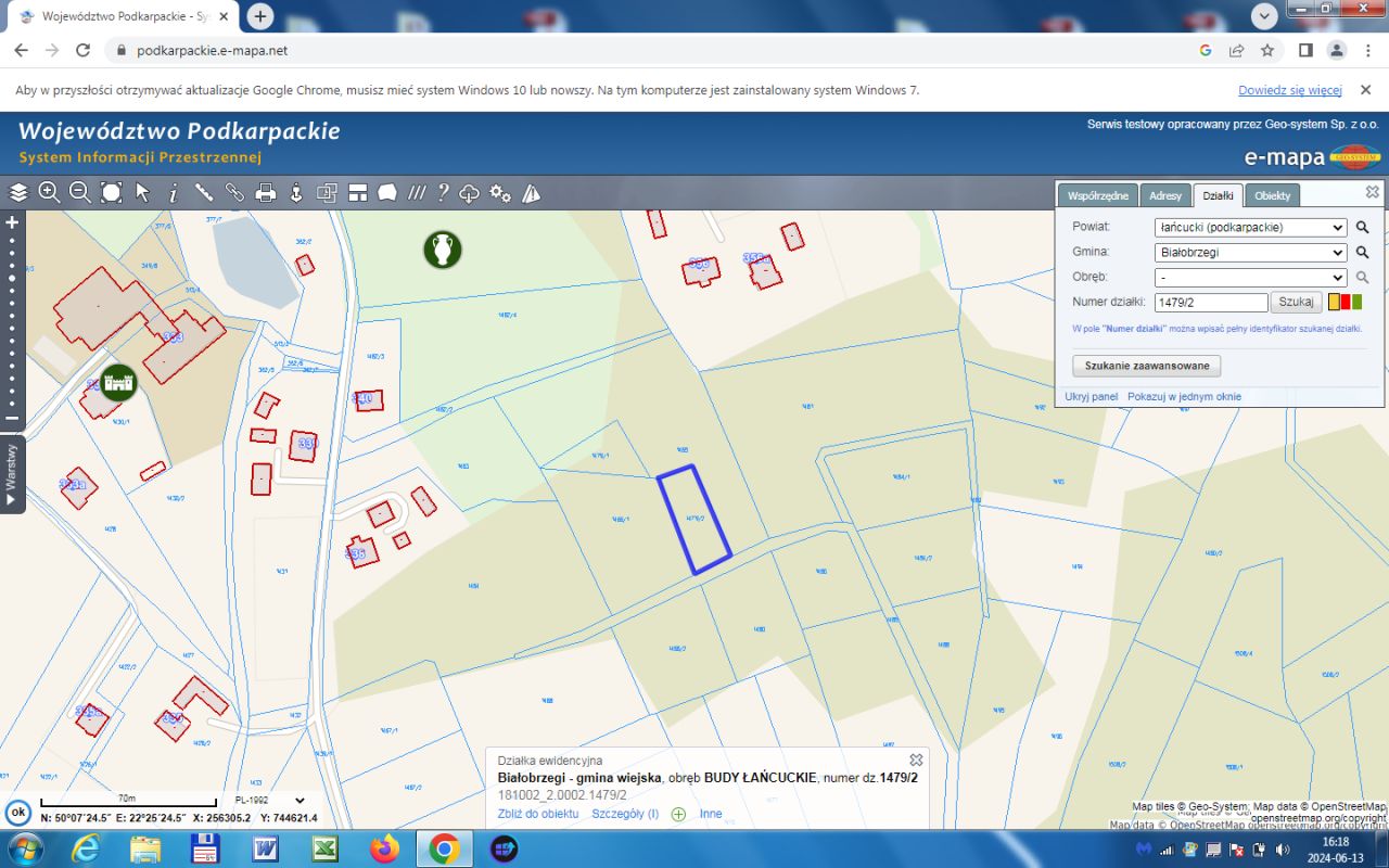 Działka budowlana Budy Łańcuckie Pasieka. Zdjęcie 4