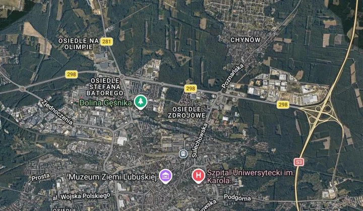 Działka rod Zielona Góra, ul. Zdrojowa