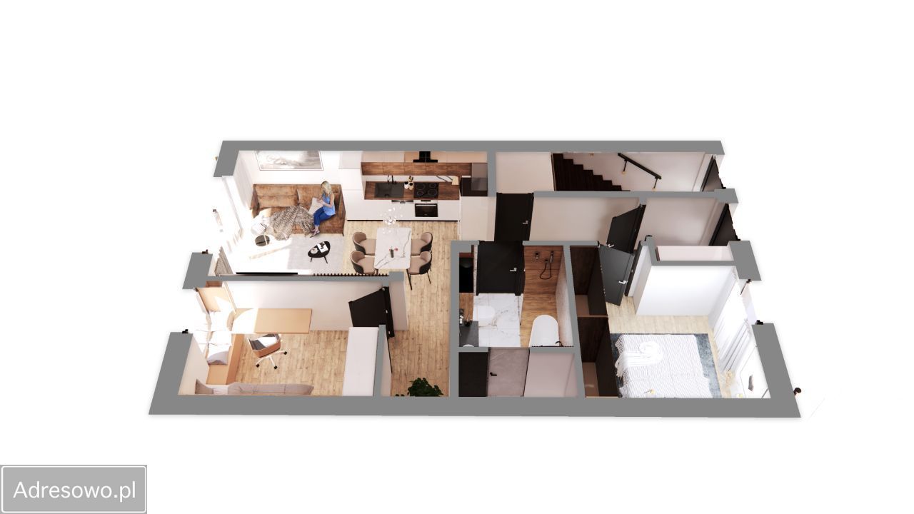 Mieszkanie 3-pokojowe Słupsk, ul. Szwedzka. Zdjęcie 18