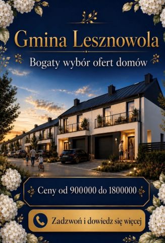 bliźniak, 5 pokoi Lesznowola. Zdjęcie 1