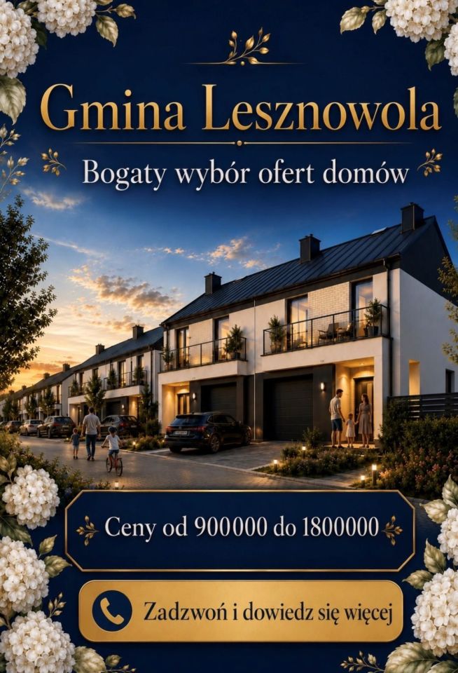 bliźniak, 5 pokoi Lesznowola. Zdjęcie 1