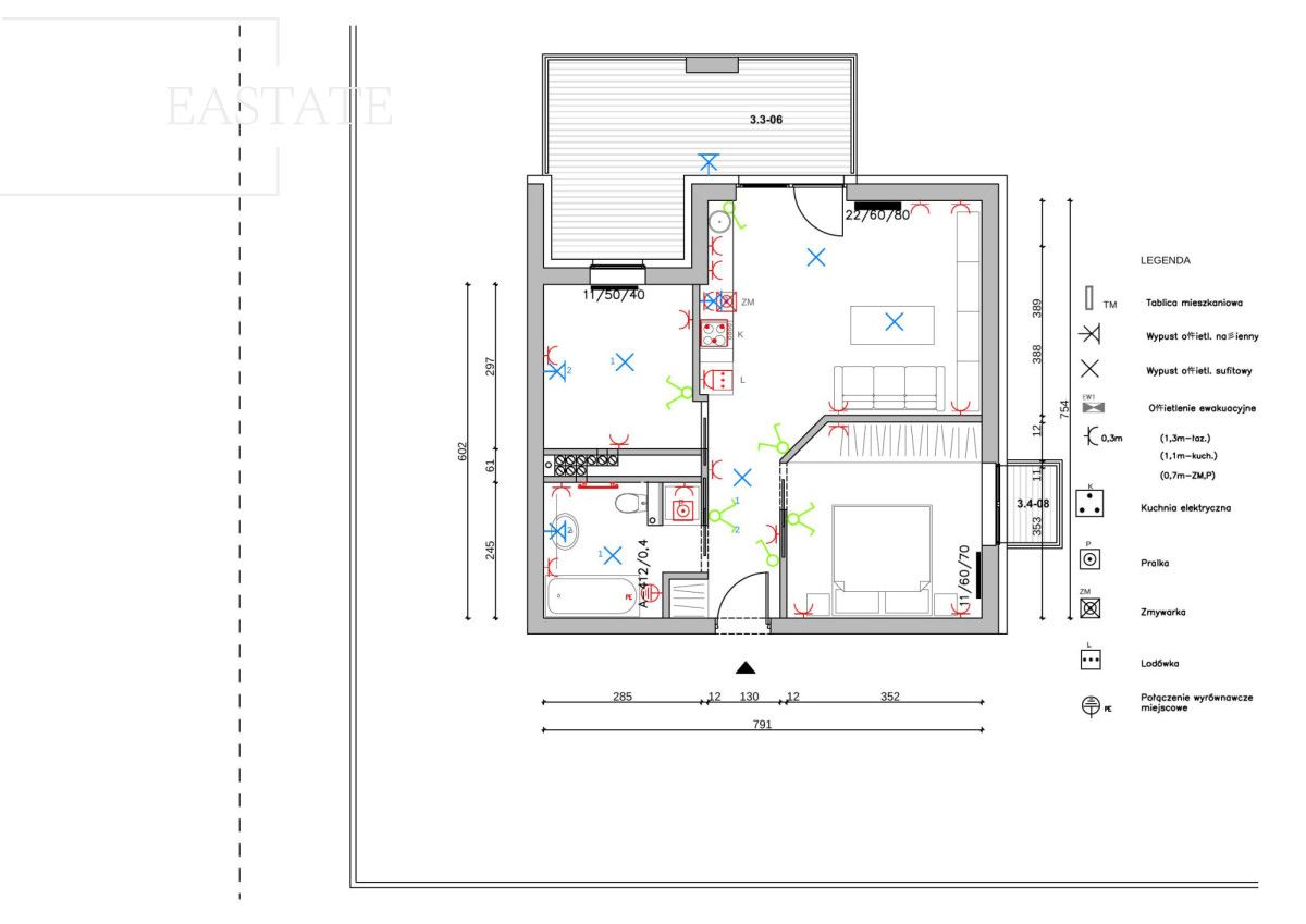 Mieszkanie 3-pokojowe Warszawa Włochy, ul. Fasolowa. Zdjęcie 8