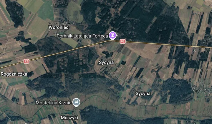 Działka inwestycyjna Sycyna
