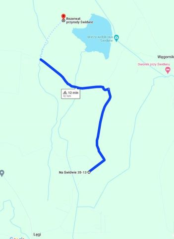 Działka budowlana Łęgi, ul. Na Świdwie. Zdjęcie 5