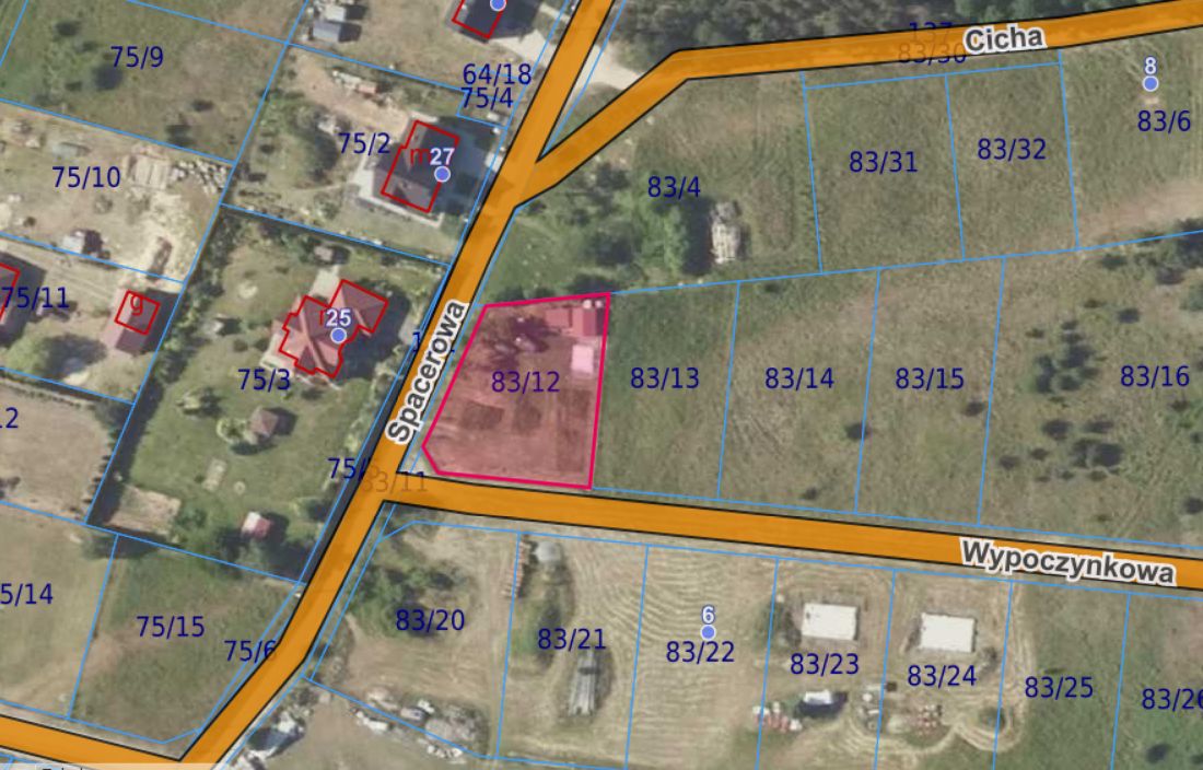 Działka rolno-budowlana Niedary, ul. Spacerowa. Zdjęcie 8