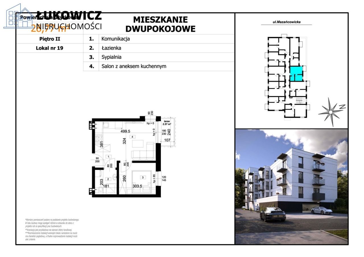 Mieszkanie 2-pokojowe Czechowice-Dziedzice, ul. Mazańcowicka. Zdjęcie 7