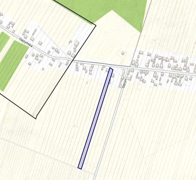 Działka rolno-budowlana Gęzyn. Zdjęcie 4