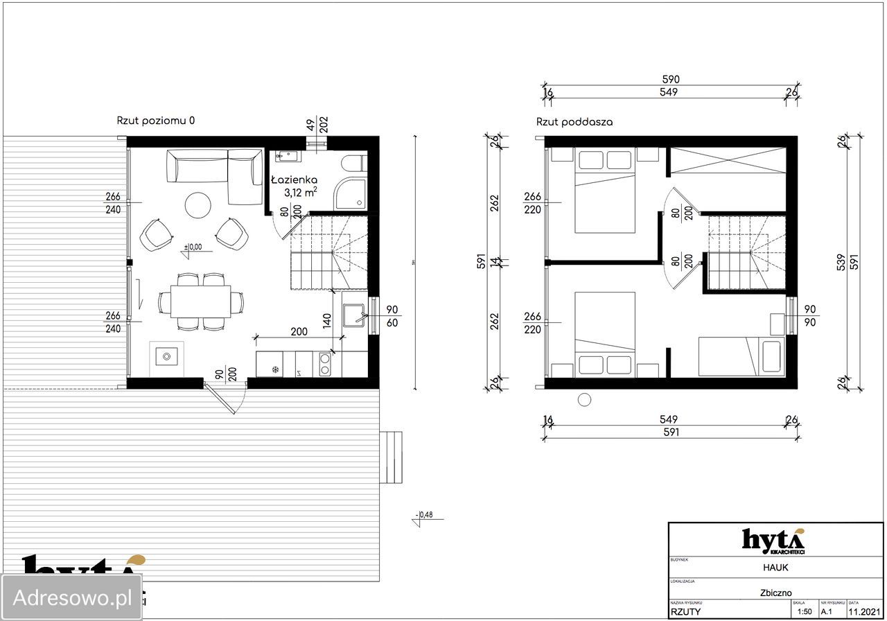 dom wolnostojący, 3 pokoje Szramowo. Zdjęcie 7