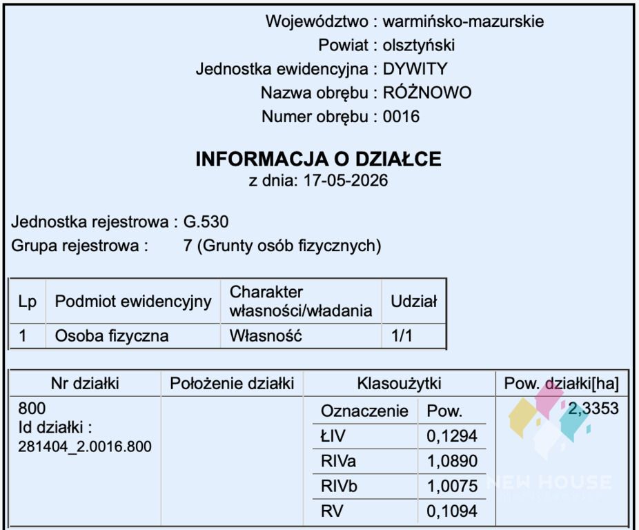 Działka rolna Różnowo. Zdjęcie 7