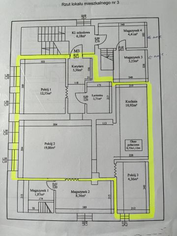 Mieszkanie 3-pokojowe Zambrów, ul. Elektryczna. Zdjęcie 1