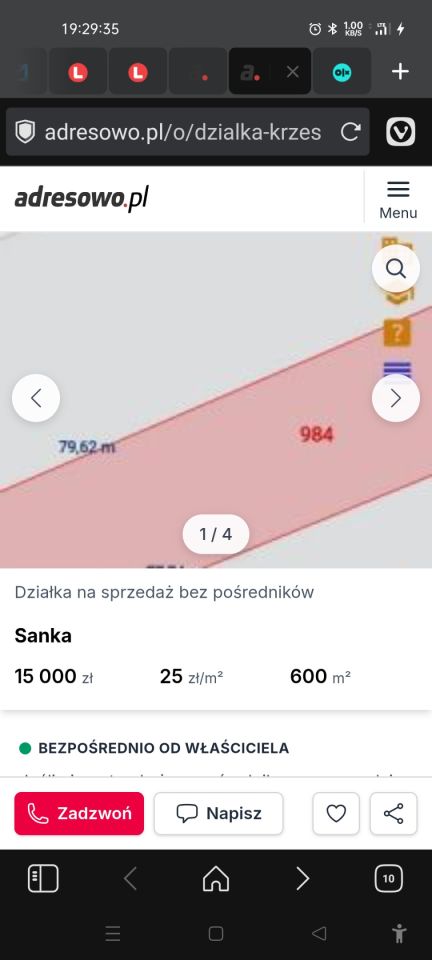 Działka rekreacyjna Sanka Bór, Leśna. Zdjęcie 3