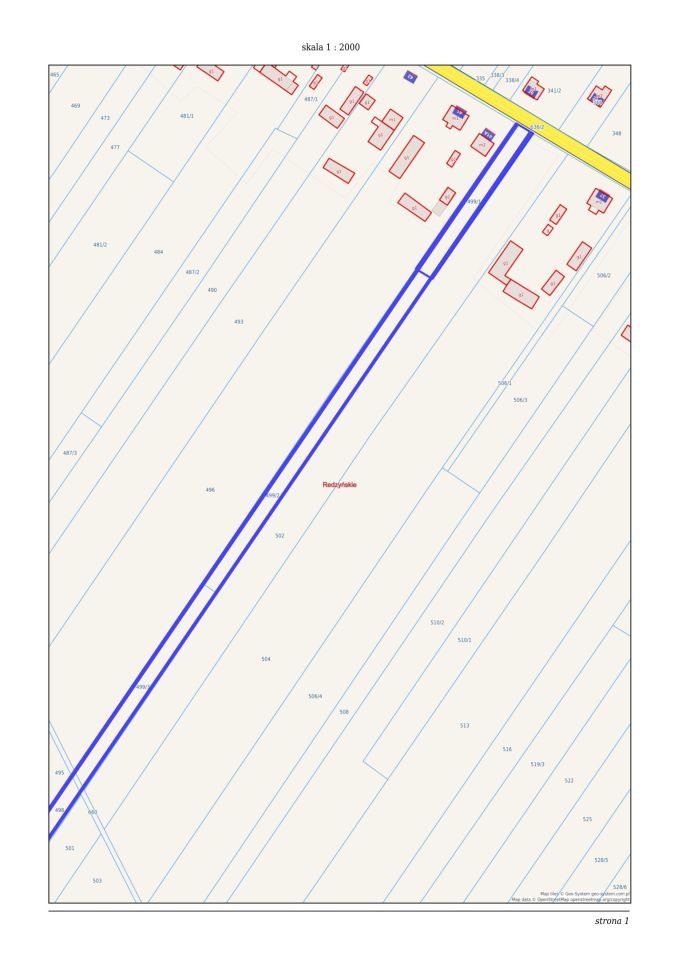 Działka rolno-budowlana Redzyńskie