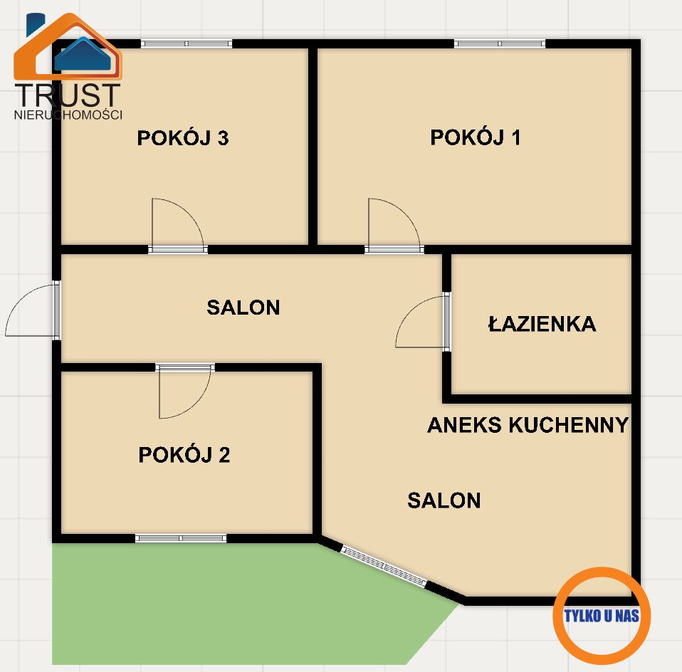 Mieszkanie 4-pokojowe Łódź Widzew, ul. Nowa. Zdjęcie 14